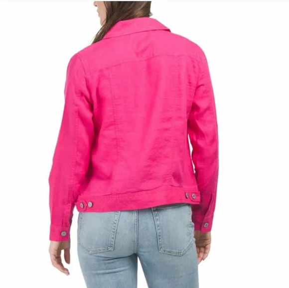 NWT JNY  white 100%linen white jackets - Picture 8 of 16